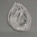 adaol Cat 6 Ethernet Cable 35ft, Outdoor&Indoor, 10Gbps Support Cat8/ 7 Network, 24AWG Pure Copper Patch LAN Cord, Direct Burial Waterproof In-Ground UV Resistant for Router, Modem, Switch, POE, White