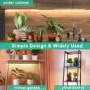 LBW Plant Grow Light, 540 LEDs Full Spectrum Plant Lights for Indoor Growing, Under Cabinet Grow Lamp with 4/8/12H Timer, 3 Lighting Modes, 10 Dimmable Levels, 4 Pack