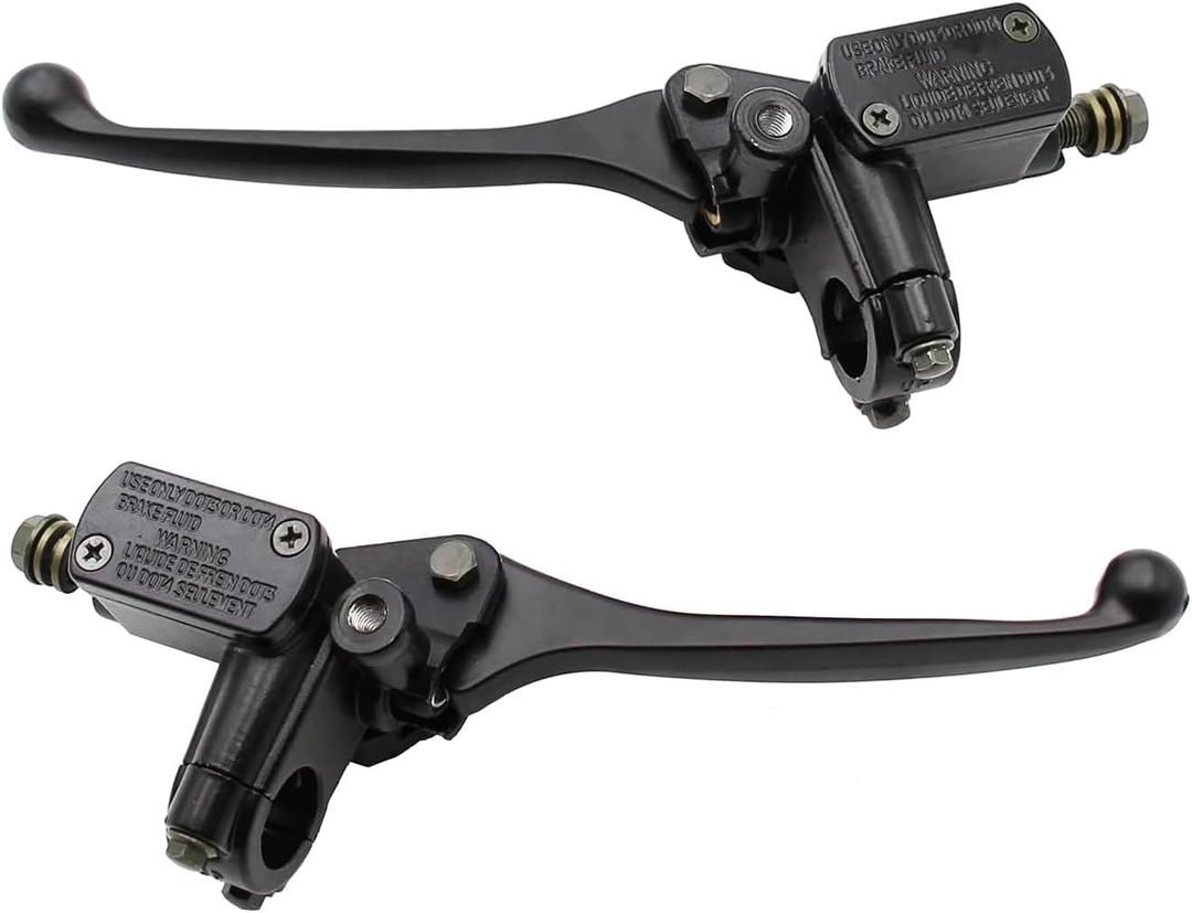 Left + Right 8mm Brake Master Cylinder Lever Mirror Hole for GY6 50cc 125cc 150cc 250cc Scooter Moped