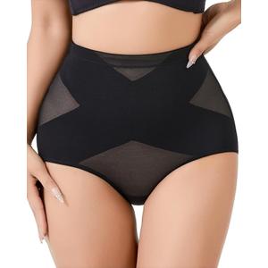 Dulchany Tummy Control Shapewear Panties for Women Body Shaper Underwear Girdle Panty (Black, M)