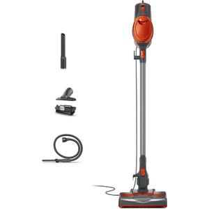 Shark HV302 Rocket Pet Corded Stick Vacuum, Lightweight with Swivel Steering for Carpets & Hard Floors, Converts to Hand Vacuum, Includes Crevice Tool, Pet Multi-Tool & Precision Duster, Orange