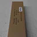 Gold Curtain Rods for Windows 32-72 Inch: 1 Inch Adjustable Acrylic Drapery Rod with Translucent Gold Foil Finials- Single Decorative Curtain Rod for Bedroom & Bathroom  