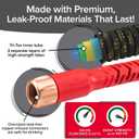 Pocket Hose 25 FT Copper Head Expandable Garden Hose with Pocket Pivot, No Tangles, AS SEEN ON TV, 360 Swivel, Tri-Tex Tubing, Force Field Jacket, Lead-Free, No-Kink, Anti-Burst w/APT
