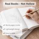 Decorative Books for Coffee Table  Set of 3 Modern Faux Books for Home Decor, Bookshelf & Living Room Styling