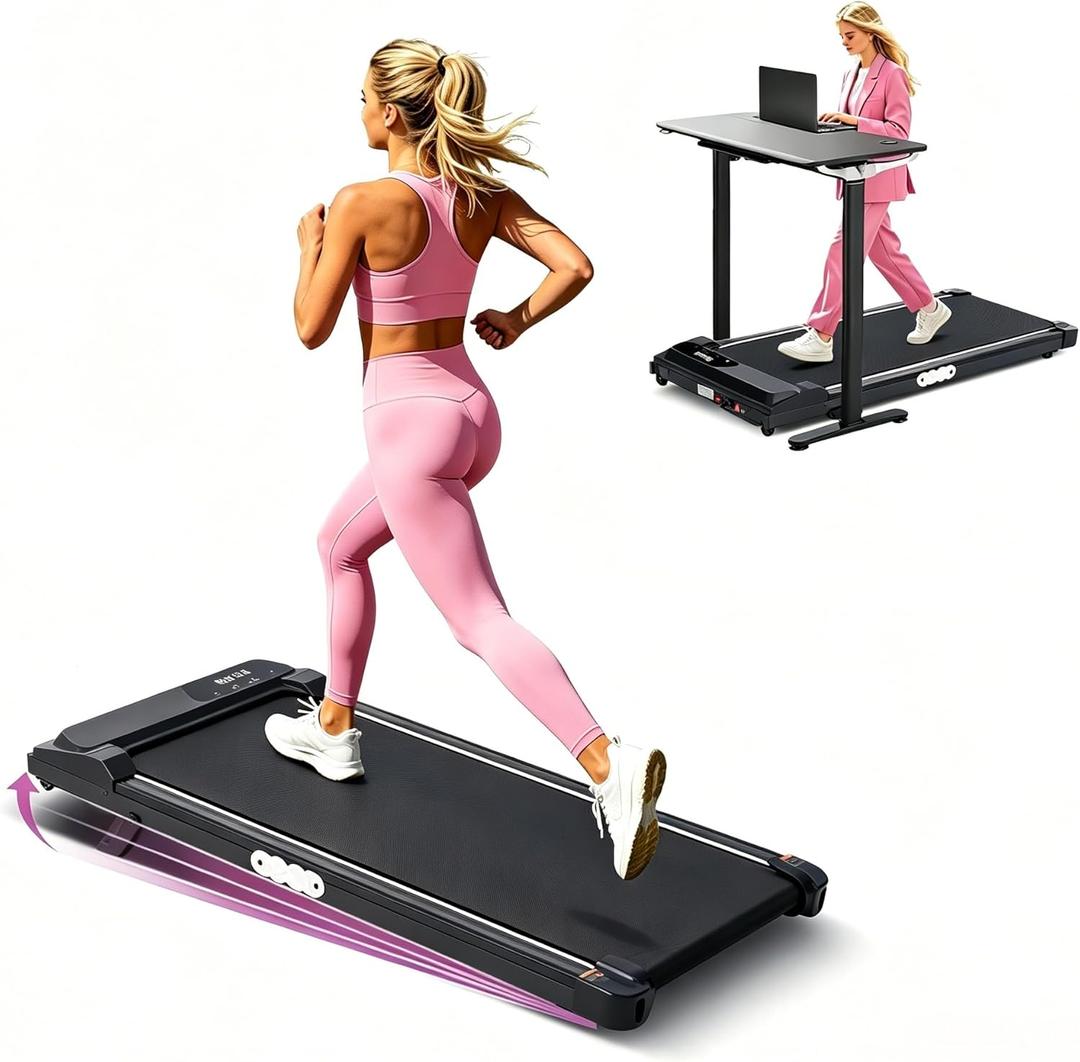 Walking Pad Treadmill with Handle Bar and Incline, 0.6-7.6MPH Electric Treadmill for Home Small, 350LB Mini Small Treadmills with Handles, 3.0HP Portable Treadmills for Home Exercising, Model V305