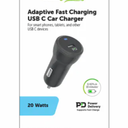 Cell Candy Adaptive Fast Charging USB C Car Charger 20W, 1 ct 