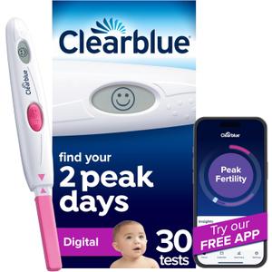 Clearblue Digital Ovulation Test, 30 Ct BBD: 01/03/28 Clearblue Digital Ovulation Test, 30 Ct BBD: 01/03/28