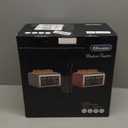 4 Slice Toaster Touch Screen, Stainless Steel Toasters Digital Timer, Dual Control Panel Toasters, 8 Shade Settings 6 Bread Types for Bagel, Cancel, Defrost 1650W