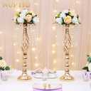 NUPTIO Artificial Flower Centerpieces for Tables: 10 Pcs Peachy Champagne & White Flower Ball Arrangement for Wedding Party - 9.5 Inch Diameter Floral Rose for Bridal Shower Decor