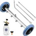 RIDGE WASHER Pressure Washer Undercarriage Cleaner, 16 Inch Under Car Washer with Chemical Injector Bottle, Undercarriage Power Washer with Straight Extension Wand, 4000 PSI