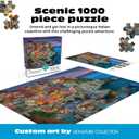 Buffalo Games - Cinque Terre 1000 Piece Puzzle for Adults - Jigsaw Puzzles - Challenging Italy Coastal Scene with Poster - Peter Stewart Photography