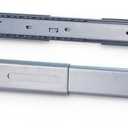 INTER TECH 48.3 Telescopic Rail Set 650 mm 2U Silver
