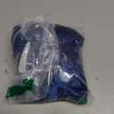 Ekouaer Silk Satin Pajamas Set Women Short Sleeve Sleepwear Soft Button Down Loungewear Pjs Set (Large, Navy Blue)