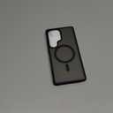 MOZOTER for Samsung Galaxy S25 Ultra Case with Magnetic,[Compatible with MagSafe][12Ft Military Dropproof][2*Screen Protector] Translucent Anti-Slip Back Slim Shockproof Case for S25 Ultra-Black