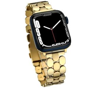 14K Light Gold Bands Compatible with Apple Watch 40mm 41mm 42mm 38mm 44mm 45mm 46mm 49mm for Women, Compatible with Apple Watch Series 11,10,Se,9,8,7, 6,SE,5,4,3,2,1 for iWatch Bands 14k Light Gold