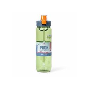 Manna Push. Water Bottle. 39 oz. Green