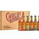 Cholula Hot Sauce Variety Pack, Product of Mexico, Gift Set Includes Six 5 Fl Oz Signature Cholula Hot Sauces for Eggs, Pizza, Mexican Dishes, and More, 30 fl oz, BB 04/23/2036