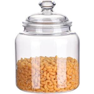 50 oz Small Unbreakable & Dishwasher Safe Airtight Food Storage Jar | Premium Plastic Shatterproof Apothecary Jars | An ideal Canister Container for Coffee, Cereal, Tea, Spices, Snack, Bath Salt