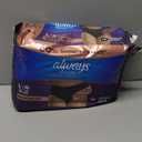 Always Discreet Boutique Incontinence and Postpartum Underwear for Women, Maximum Protection, Large, Black, 18 Count