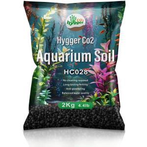 Upgraded Aquarium Soil Water Grass Mud, Ideal for Fish Tank Aquascaping Aquarium Substrate Soil for Plants and Shrimps, No Need to Wash (4.4 Pounds)
