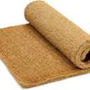 Kempf 2-Inch Thick Coco Coir Door Mat, 36" x 60" - Natural Fiber, Woven-Backed, Heavy-Duty for Indoor/Outdoor Front Door Entryway & Porch