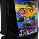 Hot Wheels 100-Car Storage Case Large Capacity Organizer for 1:64 Die-Cast Vehicles with Handle and Latch, Durable Portable Carrying Case for Kids, Travel, and Toy Car Collectors