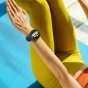 Goton 3 in 1 Waterproof Case and Band for Samsung Galaxy Watch, 360 Protective Hard PC with Tempered Glass Screen Protector for Galaxy Watch Cover Bumper Accessories