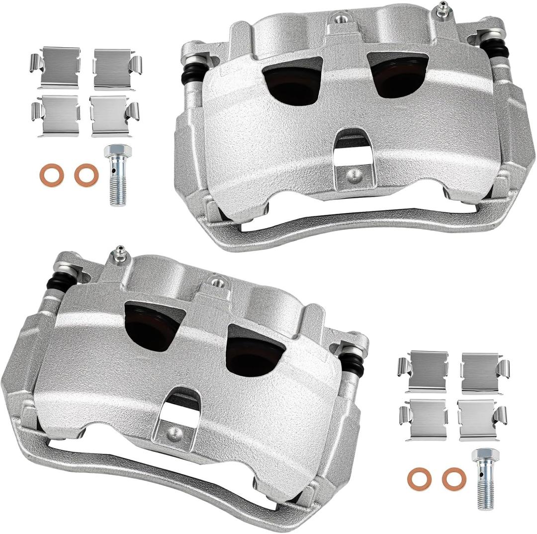 cciyu Front Left & Right Disc Brake Calipers Assembly 18B5073 18B5072