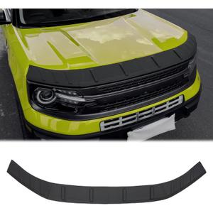 Hood Protector for 2021-2024 Ford Bronco Sport Hood Deflector Guard Soft TPE Material Hood Shield Trim for Bronco Sport Exterior Accessories(Not for Bronco)