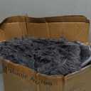 Ophanie Upgrade 4x6 Rugs for Bedroom, Grey, Fluffy Shaggy Soft Area Rug, Gray Non-Slip Indoor Floor Carpet for Living Room, Kids Baby Boys Teen Dorm Home Decor Aesthetic, Nursery, Rug