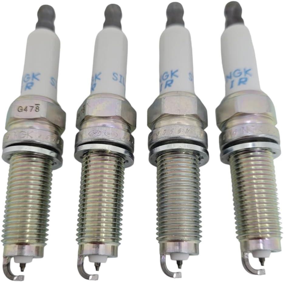 Genuine OEM 18875-08085/1887508085 Spark Plug 4 pcs Set, Compatible With Hyundai Sonata 2020-2021 Kia K5 2021 1.6L L4