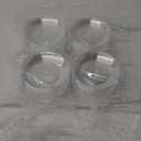 Mimorou Clear Plastic Dessert Plates 5.5 Inch Disposable Cake Plates Small Party Dishes Bulk Clear Round Dishes for Wedding Dinner Appetizers BBQ Travel Catering Events(200 Pcs)