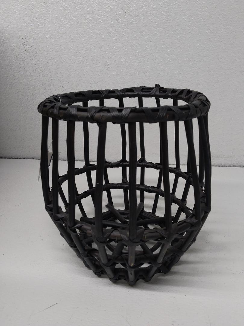 Angoily Rattan Lampshade Rattan Basket Chandelier Shades Lighting Fixtures Ceiling Rattan H10"