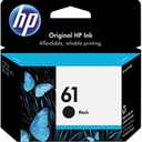 HP 61 Black Ink Cartridge | Works with Printer Series: DeskJet 1000, 1010, 1050, 1510, 2050, 2510, 2540, 3000, 3050, 3510; ENVY 4500, 5530; OfficeJet 2620, 4630 | Eligible for Instant Ink | CH561WN