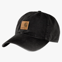 Carhartt Men's Cotton Canvas Cap (Black)