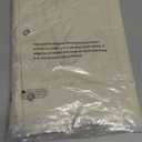 ALYVIA SPRING Cream Fabric Shower Curtain Liner Waterproof - Soft & Light-Weight Cloth Shower Liner with 3 Magnets, Hotel Quality & Machine Washable - Standard Size 72x72, Cream