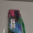 Neon Happy Birthday Banner - 71x43 Photography Backdrops, Party Background Decorations, Colorful Graffiti Splash Paint Kids Birthday Supplies, Glow in The Dark