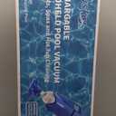 Pool Vacuum for Above Ground Pool: Cordless Handheld Pool Vacuum w/Telescopic Pole, Rechargeable Swimming Pool Cleaner for Inground Pools and Hot Tubs, Powerful Suction up to 18 Gallons/Min.