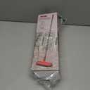 Floor Scrubber with Long Handle, 2 in 1 Scrubbing Brush Stiff Bristle Shower Cleaning Brush for Bathroom, Kitchen, Tub, Carpet, Grout, Tile(Red)