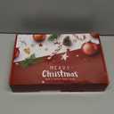 24 PCS Natural Pine Cones, 1.96 in Pinecone Ornaments, Pine Cones for Crafts with Sliver String, Decorative DIY Craft for Christmas Tree Christmas Table Decorations, Winter Decor Vase Filler