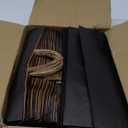 BagDream 16x6x12 Inches 50Pcs Black Kraft Paper Bags with Handles Bulk, Large Gift Bags for Shopping, Grocery, Retai, Merchandise, Party Favor Gifts, Recyclable Paper Sacks