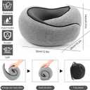 WEERSHUN Travel Pillows for Airplanes,2024 New Travel Pillow,Travel Neck Pillow Airplane Memory Foam Travel Pillow Neck Pillow for Traveling Suitable for Airplanes,Offices and Cars