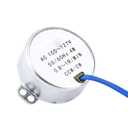 4W 100-127V AC Small Low Speed Synchronous Motor, 0.8/1 RPM Synchronous Motor Permanent Magnet Motors, CCW Turntable Gear Box for Microwave Fan Heater Lamps Replacement, Not for CW