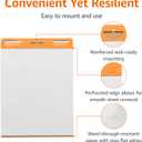 Amazon Basics Sticky Easel Pads for Presentations, Brainstorming, Classroom Use, Bleed-Resistant, Easy to Hang, 25 x 30 in, White, 2-Pack