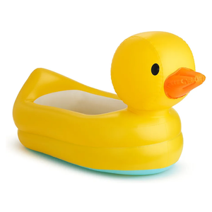 Munchkin Duck  Inflatable Baby Bathtub with White Hot Heat Alert, Classic Yellow Ducky