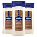Vaseline Intensive Care Cocoa Radiant Pack of 3 for Glowing Skin Body Gel Oil Made with Pure Cocoa Butter + Replenishing Oils 6.8 oz