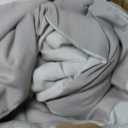 Bedsure Fluffy Comforter Set Queen - Super Soft Faux Fur Bed Set Cream White, Warm Plush Fleece Winter Bedding, 3 Pieces, 1 Shaggy Fuzzy All Seasons Queen Size Comforter with 2 Pillowcases