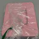 Kyodoled Medium Cash Box with Money Tray,Small Safe Lock Box with Key, Drawer,7.87"x 6.30"x 3.54" Pink