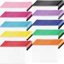 100Pack Mesh Zipper Pouch Bags, Waterproof A4 Letter Size Document Zipper Pouches for Storage, Teacher School, Toys, Puzzle, Office, 10 Colors