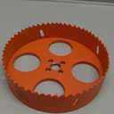 5.5 Inch Hole Saw with Arbor for Metal Wood Plastic, 5-1/2 in Bi-Metal Hole Cutter for Different Project with Smooth and Flat Drilling Edge, Fast Chip Removal,Lighter and Portable